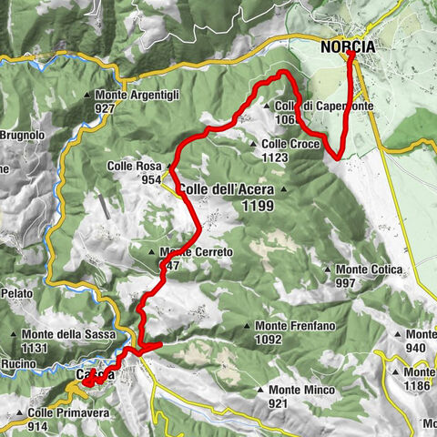 Norcia - Santuario della Madonna Adolorata - Colle Rosa - Penitenzieria