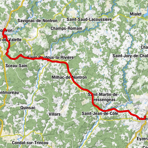 Nontron - Saint-Pardoux-la-Rivière - Chapelle Saint-Paul - Thiviers