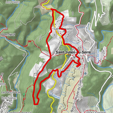 Saint-Julien-du-Serre - Quartier Salavert - Saint-Salvador