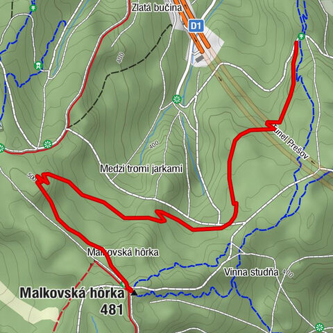 Prešov - Malkovská hôrka