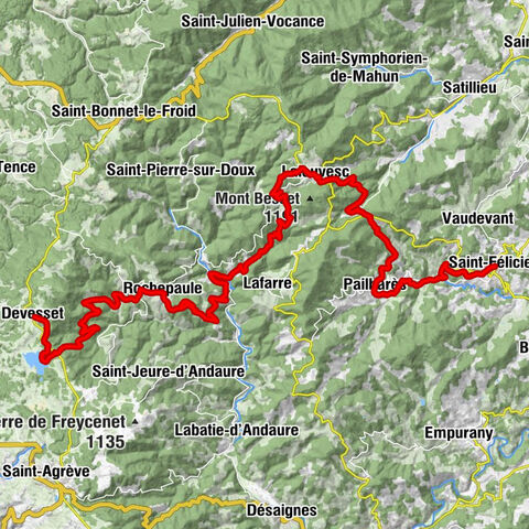 Chapelle du couvent Saint-Joseph - Église Saint-Félicien - Suc de Mirabel - Devesset