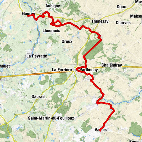 Vasles - Église Sainte-Radegonde - La Robinière - Gourgé