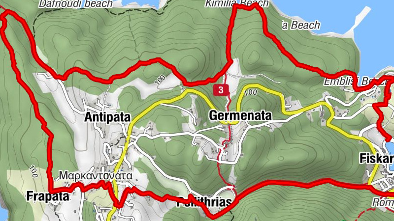 Φισκάρδο - Ψιλιθριάς - Φραπατα - Αντιπάτα