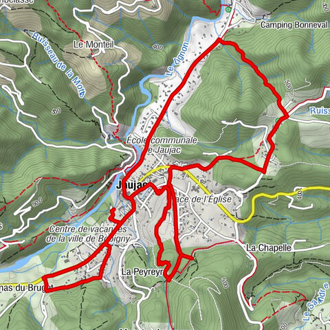 Jaujac - Le Chastelas - Église Saint-Bonnet