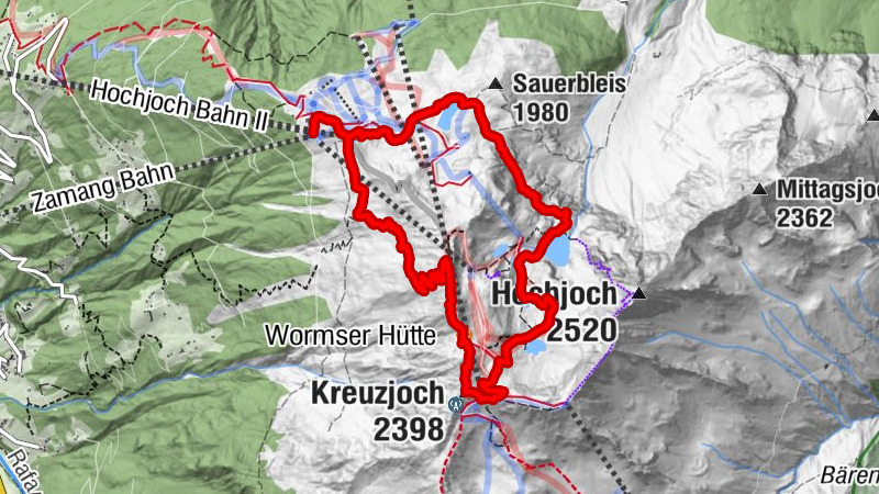 Kapellrestaurant - Alpe Vorderkapell - Wormser Hütte - Kreuzjoch