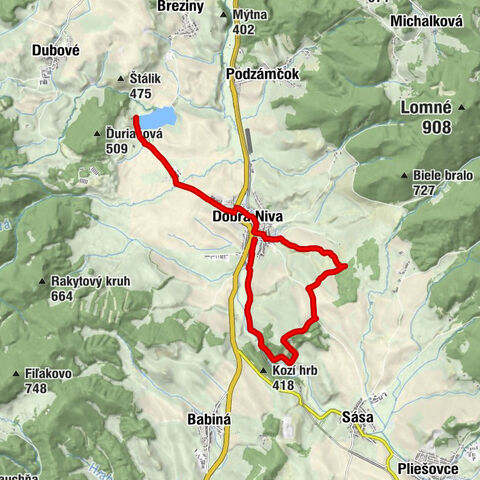 Dobrá Niva - Prostredné hony - Kostol Evanjelickej cirkvi a. v.