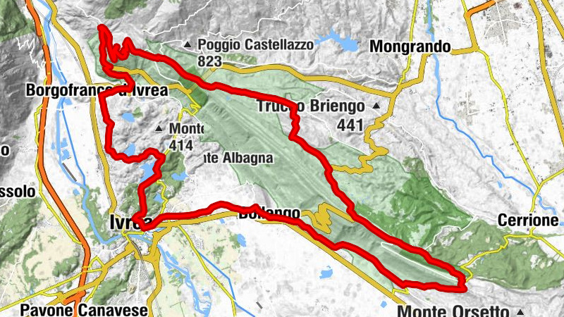 IVREA Ivrea Morainic Ridge ring