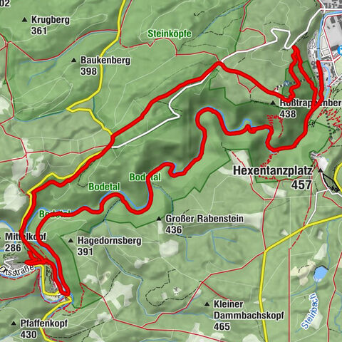 Thale - Schallhöhle - Gasthaus Königsruhe - Treseburg