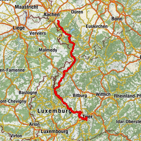Kornelimünster - Eifelkreuz - Schwarzer Mann - Trier
