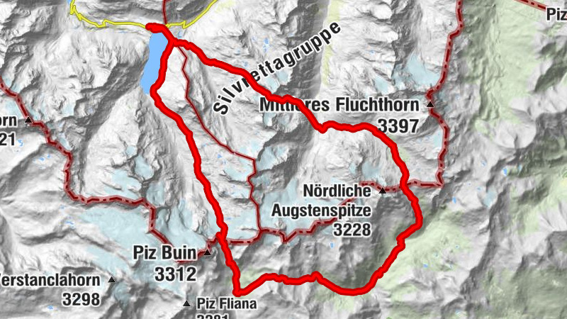 Silvretta-Haus - Wiesbadener Hütte - Jamtalhütte - Bielerhöhe