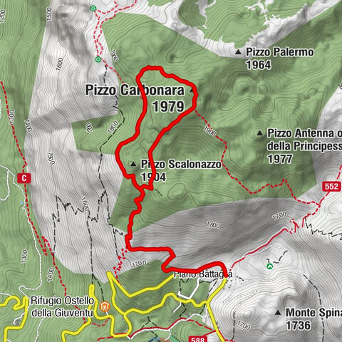 Isnello - Pizzo Scalonazzo - Pizzo Carbonara - Petralia Sottana