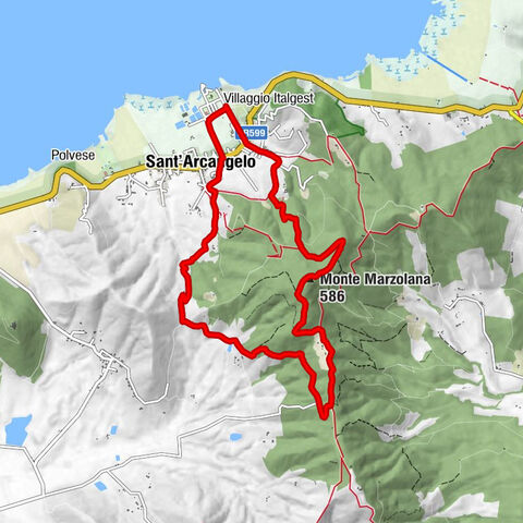Magione - Sant'Arcangelo - Monte Marzolana - La Perla Nera