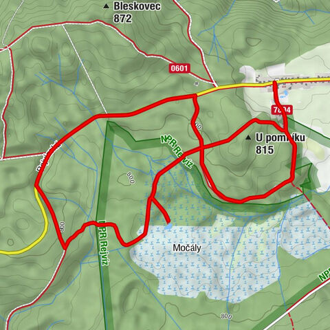 Penzion Rejvíz (Noskova chata) - U pomníku