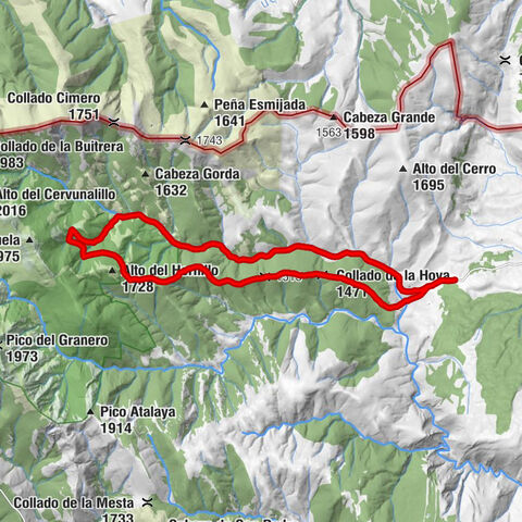 Cantalojas - Collado de la Hoya - Loma de la Torrecilla