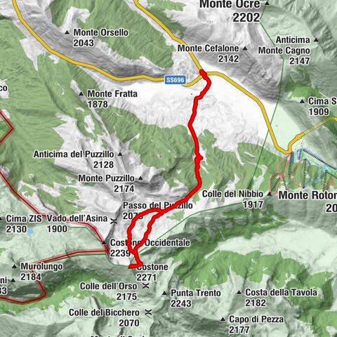 Rocca di Mezzo - Rifugio Vincenzo Sebastiani - Costone - L'Aquila