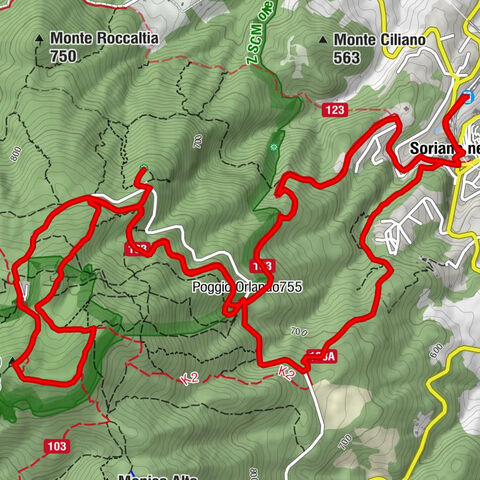Soriano nel Cimino - San Pietro - Monte Cimino - La Faggeta