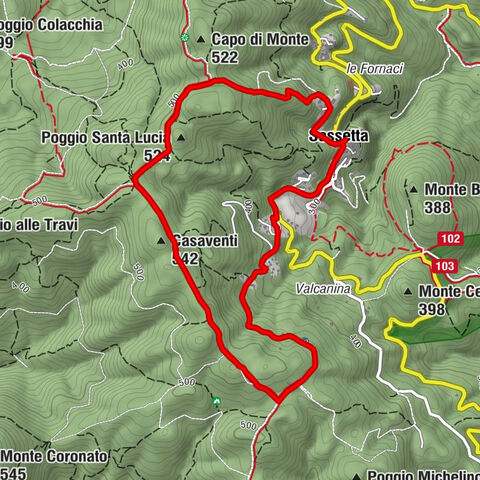 Chiesa di Sant'Andrea - Poggio Santa Lucia - Casaventi - Sassetta