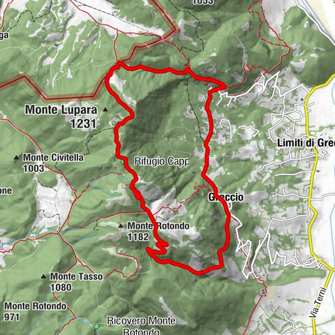 Grotta del Presepe - Rifugio Cappelletta - Monte delle Croci - Santuario di Greccio