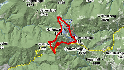 Klippitztörl: Rundwanderung