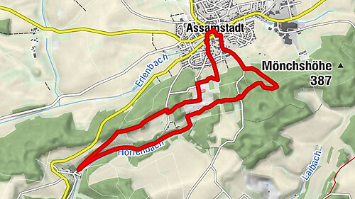 Kirschlütenweg Assamstadt