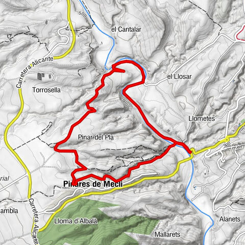 Tibi - Route del Rio Verde