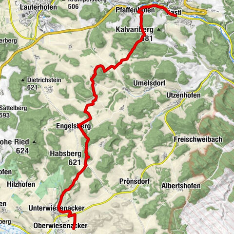 Jurasteig-Etappe: Kastl-Oberwiesenacker