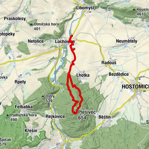 Lochovice - Plešivec