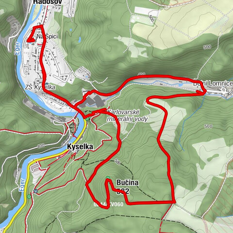 Radošov - Na Špici - Kaple sv. Anny - Bučina