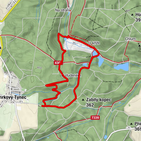 Slatiňany - U kříže