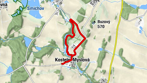 Kostelní Myslová - svatý Václav