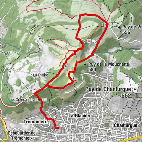 Clermont-Ferrand - Puy de la Mouchette - Le Maupas