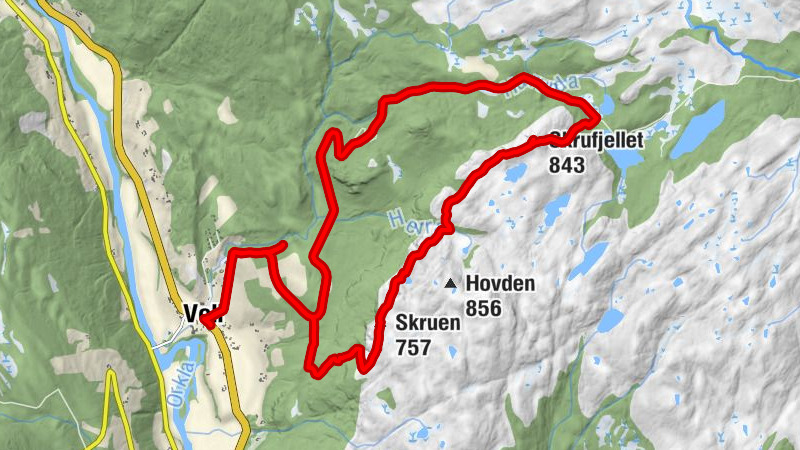 Voll - Skruen - Skrufjellet