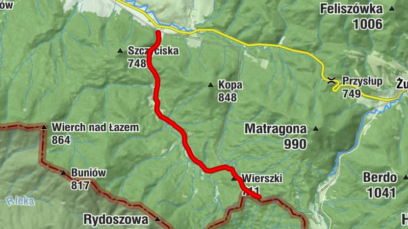 powiat sanocki - Balnica - Przystanek Balnica - Wierszki