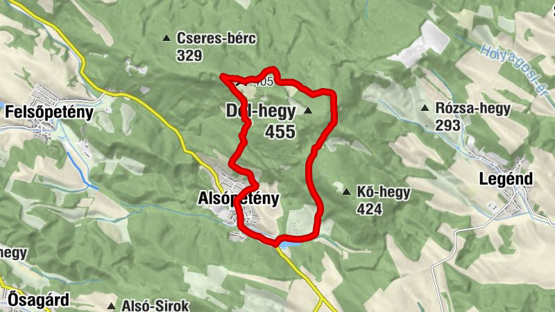 Hármaskönyv Fogadó - Alsópetény - Kecske-kő - Prónay-kilátó