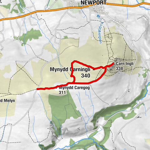 Newport - Mynydd Caregog - Carn Ingli - Mynydd Carningli