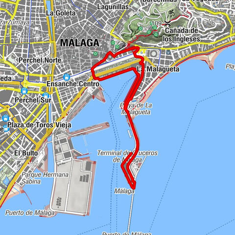 Puerto de Málaga - Málaga - La Malagueta - Capilla de la Virgen del Puerto