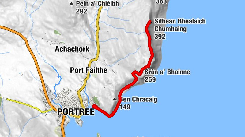 Portree - Murdo's Well - Sròn a' Bhainne - Sithean Bhealaich Chumhaing