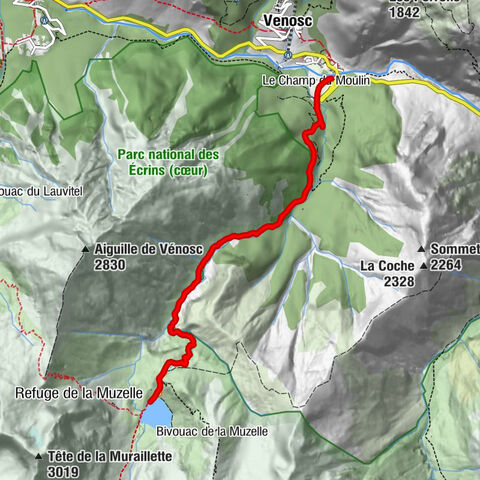 Le Bourg d'Arud - L'Alleau - Refuge de la Muzelle - La Guinguette