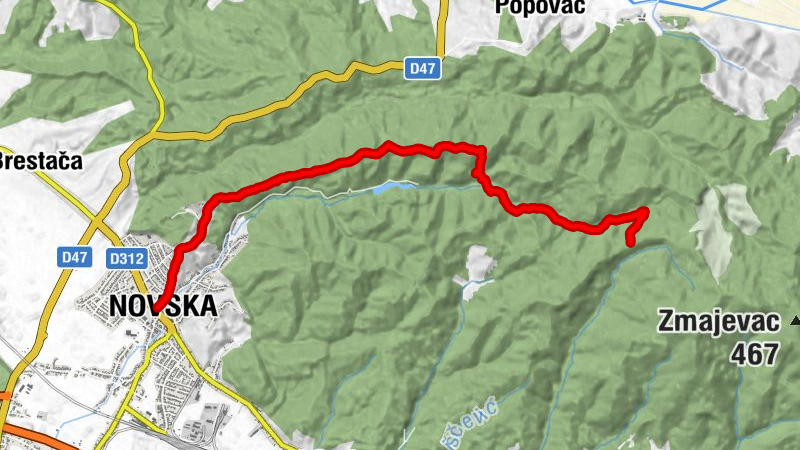 Novska - Kapela sv. Josipa - Lovačka kuća Bukovica - Marjanov točak