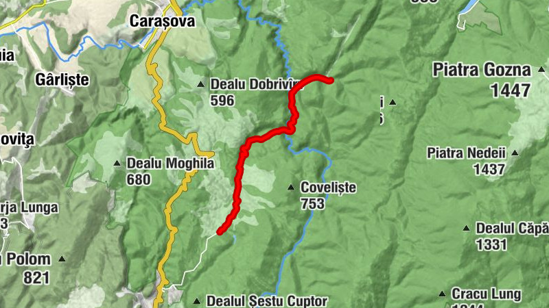 Carașova - Peștera Popovăț - Peștera de la Haldină