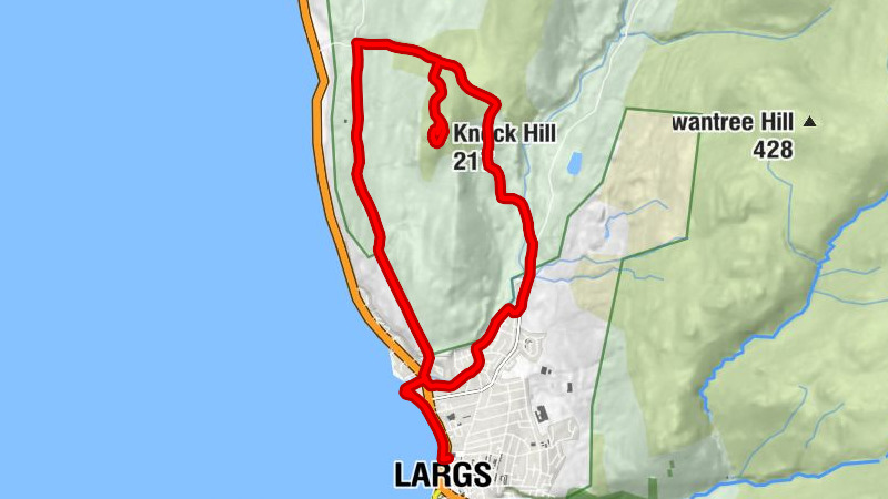 Largs - Netherhall - Raillies - Knock Hill