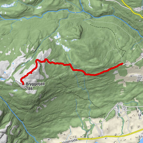 Midt-Telemark - Kolahuset - Slåtta - Bryggefjell