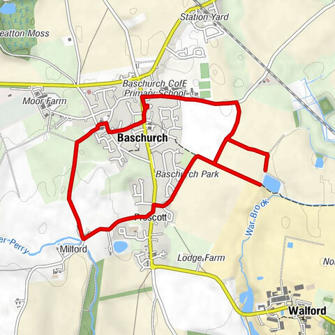 Newtown - Milford - All Saints, Baschurch - Baschurch