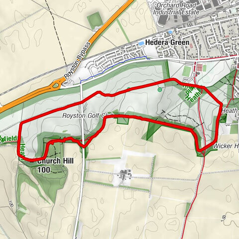 Royston - Church Hill - Therfield