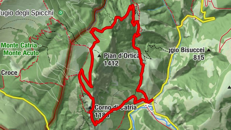 Isola Fossara - Grotta di Campilgallo - Corno di Catria - Rifugio Boccatore