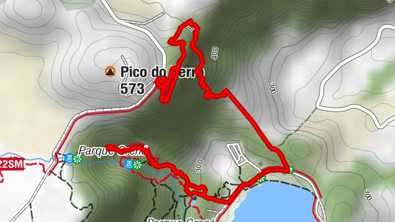Pico do Ferro - Salto da Inglesa - Miradouro do Poço do Salto da Inglesa - Furnas