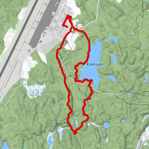 Härryda kommun - Kärrsjöstrand - Kärrsjödamm - Rågdal