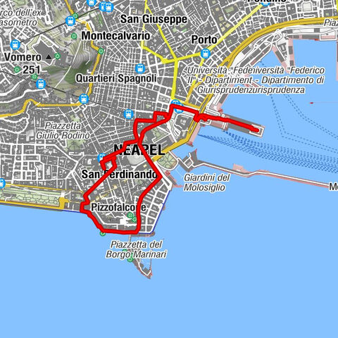 Cruise Pirs Napoli - Chiesa di Santa Brigida - Chiesa di Santa Maria degli Angeli a Pizzofalcone - Chiesa di Santa Maria della Catena