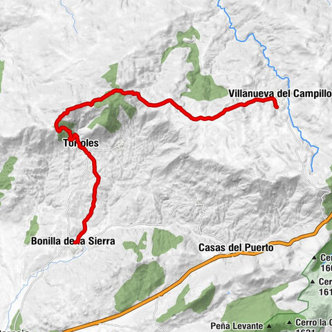 Villanueva del Campillo - Janquillas - Tórtoles - Bonilla de la Sierra