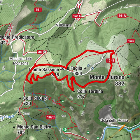 Serra San Quirico - Colle Tordina - Monte Sassone